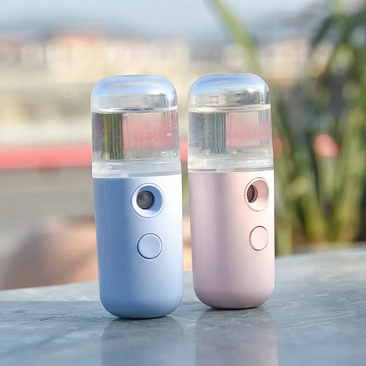 Nano Handy Beauty Recargable Beauty Nano Facial Steamer Ionic Cool Mist